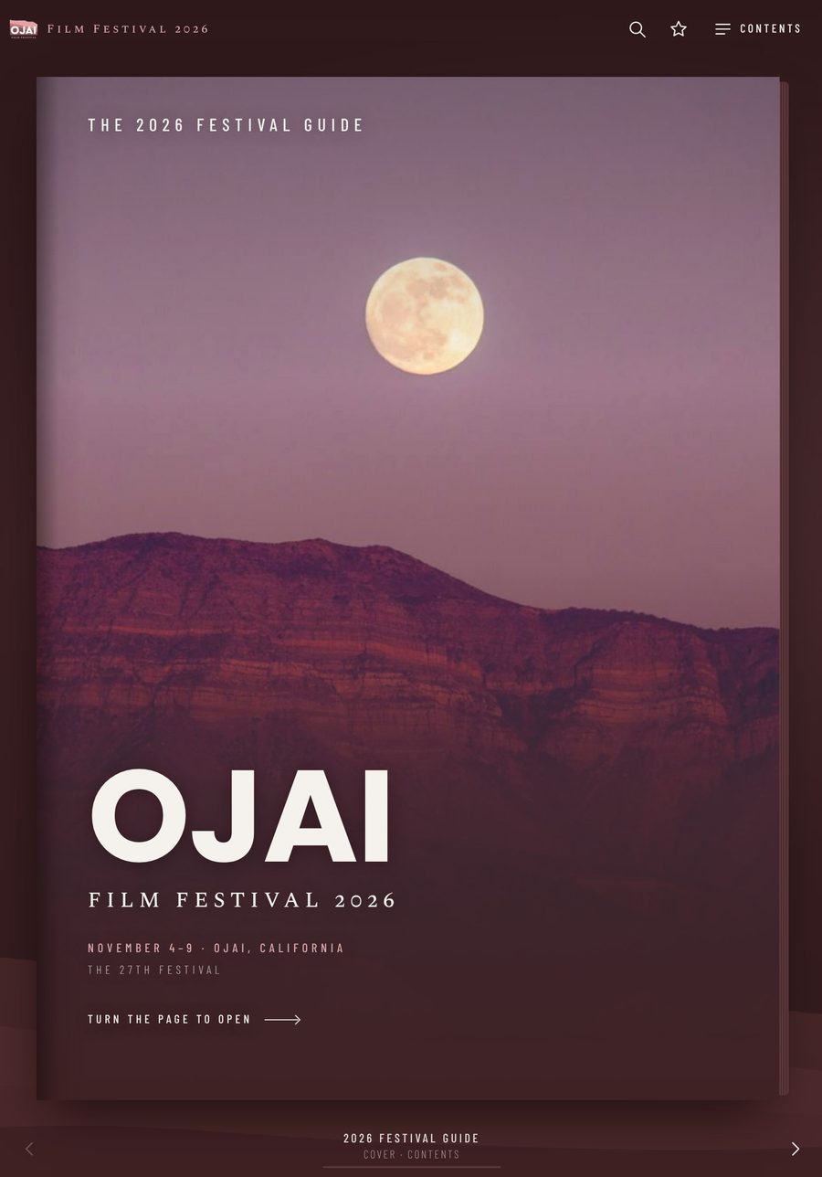 The Festival Guide cover on an iPad